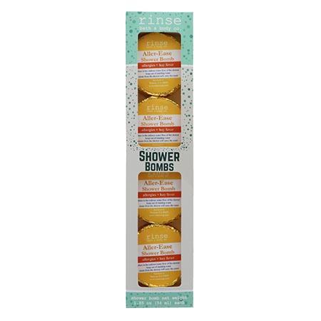 4 Pack Shower Bomb Box - Aller-Ease - wholesale rinsesoap