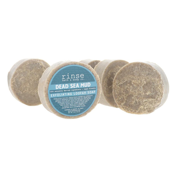 Dead Sea Mud Loofah Soap - wholesale rinsesoap