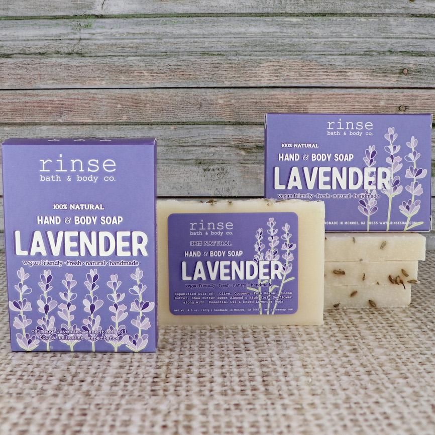 Mini Lavender Soap - wholesale rinsesoap
