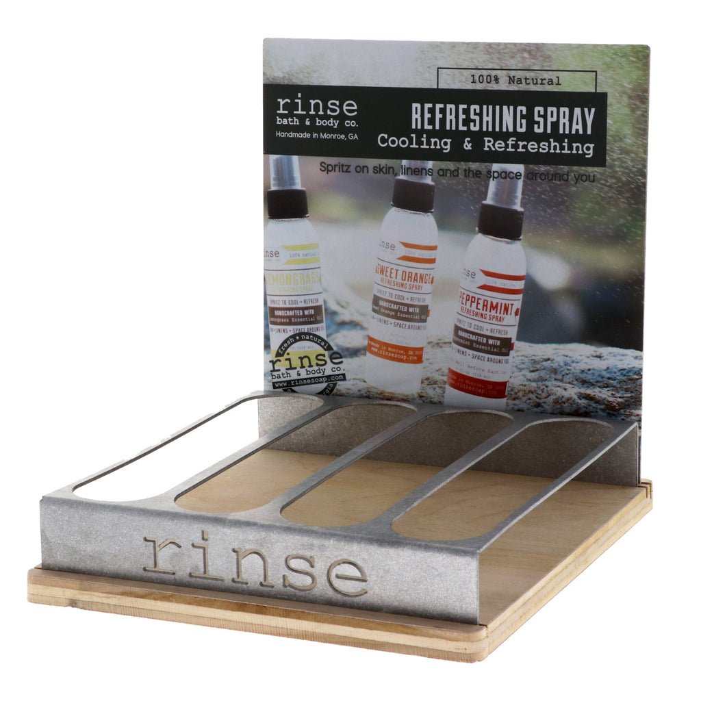Refreshing Spray Display - Filled (4 flavor) - wholesale rinsesoap
