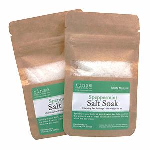 Speppermint Soaking Salts - wholesale rinsesoap