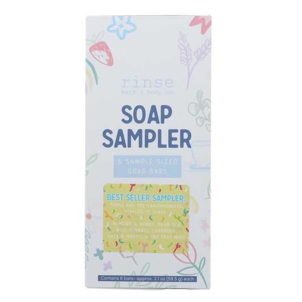 Best Seller Sampler Soap Box (6 Half Bars) - Rinse Bath & Body Wholesale