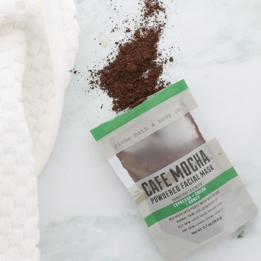 Cafe Mocha Mask Bag - Rinse Bath & Body Wholesale