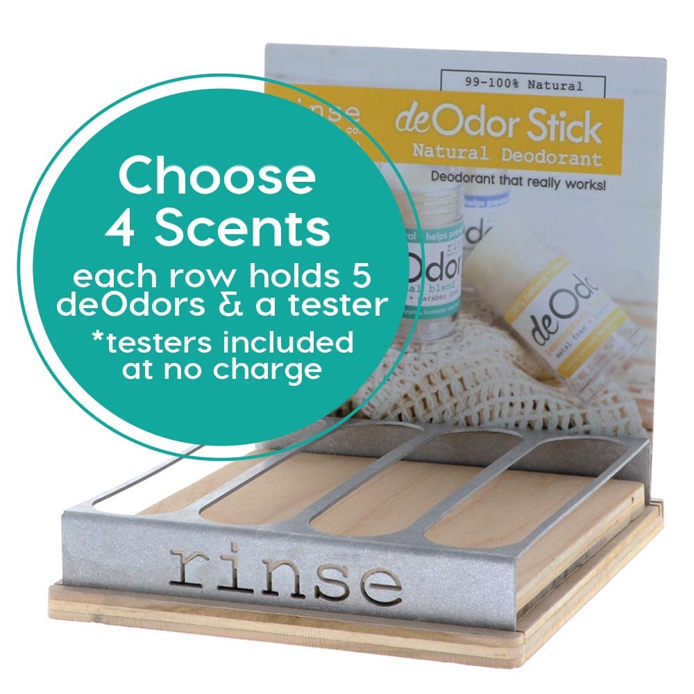 deOdor Stick Display - You Pick - Rinse Bath & Body Wholesale