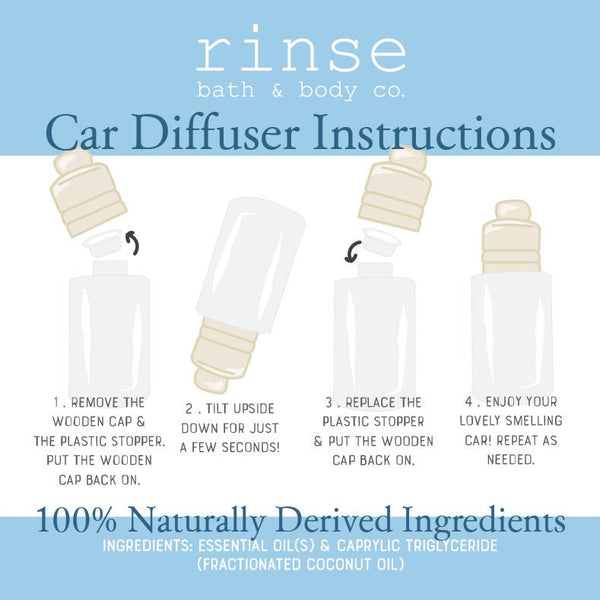 Lavender Car Diffuser - Rinse Bath & Body Wholesale