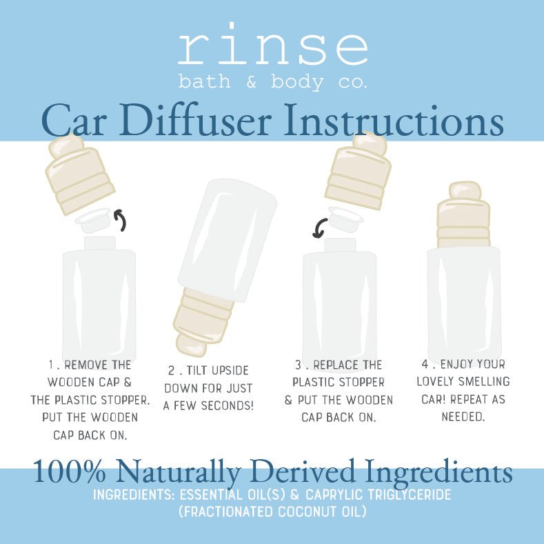 Lavender Car Diffuser - Rinse Bath & Body Wholesale