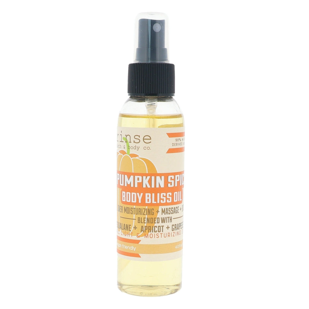 Pumpkin Spice Body Bliss Oil - Rinse Bath & Body Wholesale