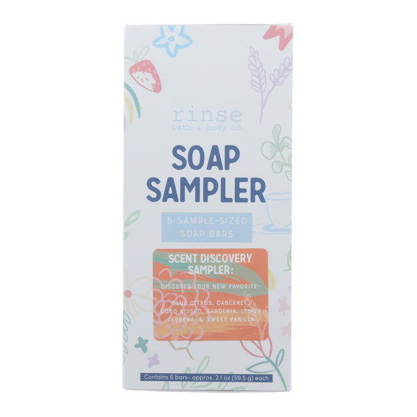 Scent Discovery Soap Sampler Box (6 Half Bars) - Rinse Bath & Body Wholesale