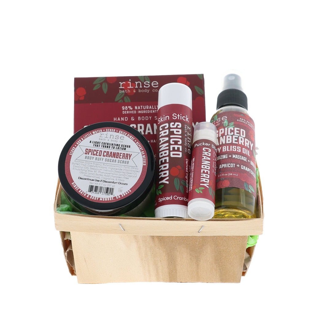 Spiced Cranberry Travel Holiday Bundle - Rinse Bath & Body Wholesale