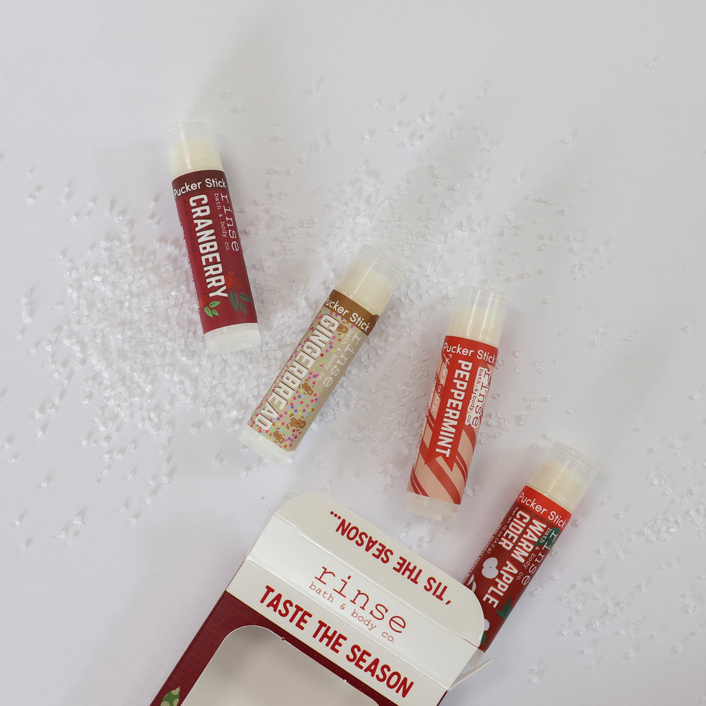 Taste the Season Pucker Set (season inspired lip balms) - Rinse Bath & Body Wholesale