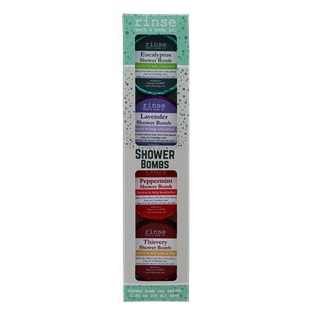 4 Pack Shower Bomb Box - Assorted - wholesale rinsesoap