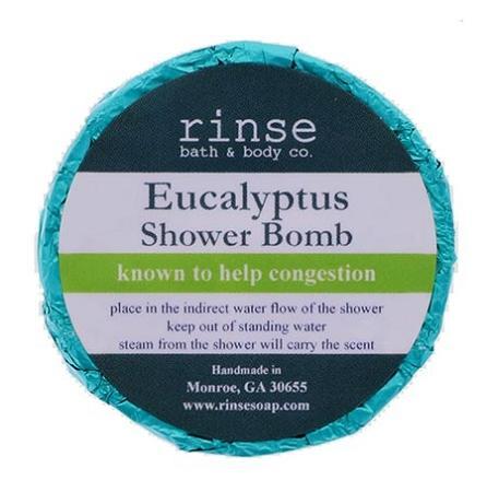 4 Pack Shower Bomb Box - Eucalyptus - wholesale rinsesoap
