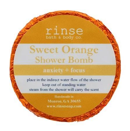 4 Pack Shower Bomb Box - Sweet Orange - wholesale rinsesoap