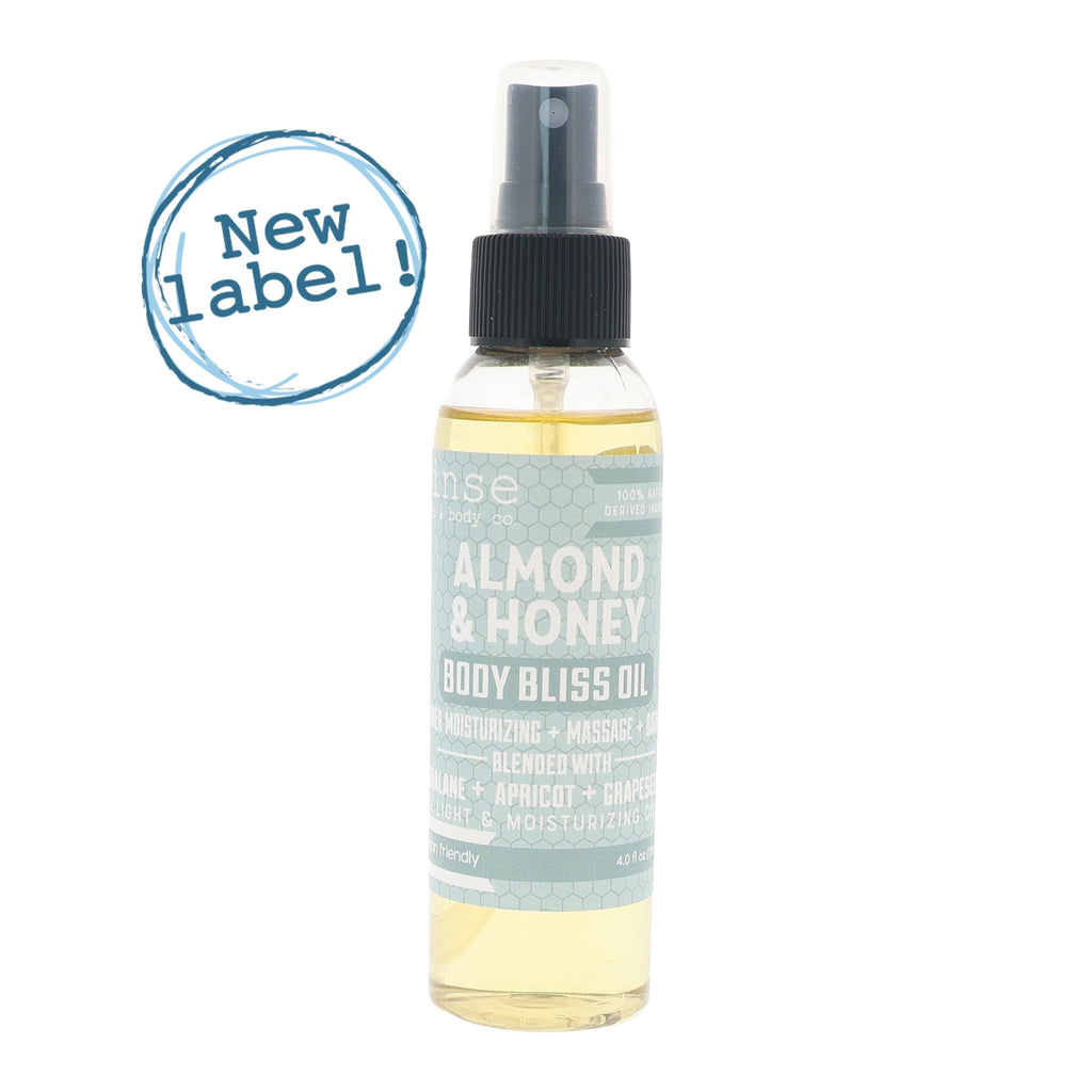 Almond & Honey Body Bliss Oil - Rinse Bath & Body Wholesale