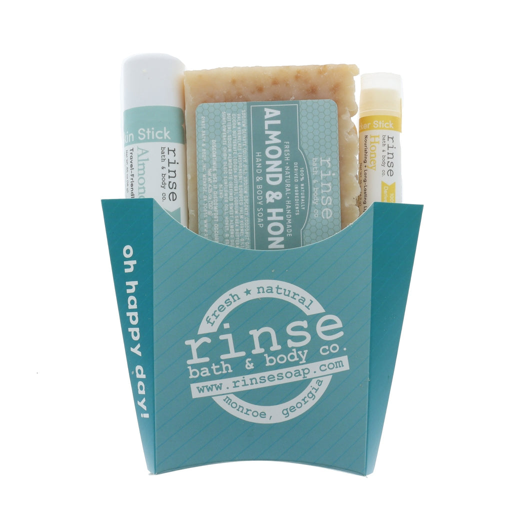 Almond & Honey Fry Box Bundle - Rinse Bath & Body Wholesale