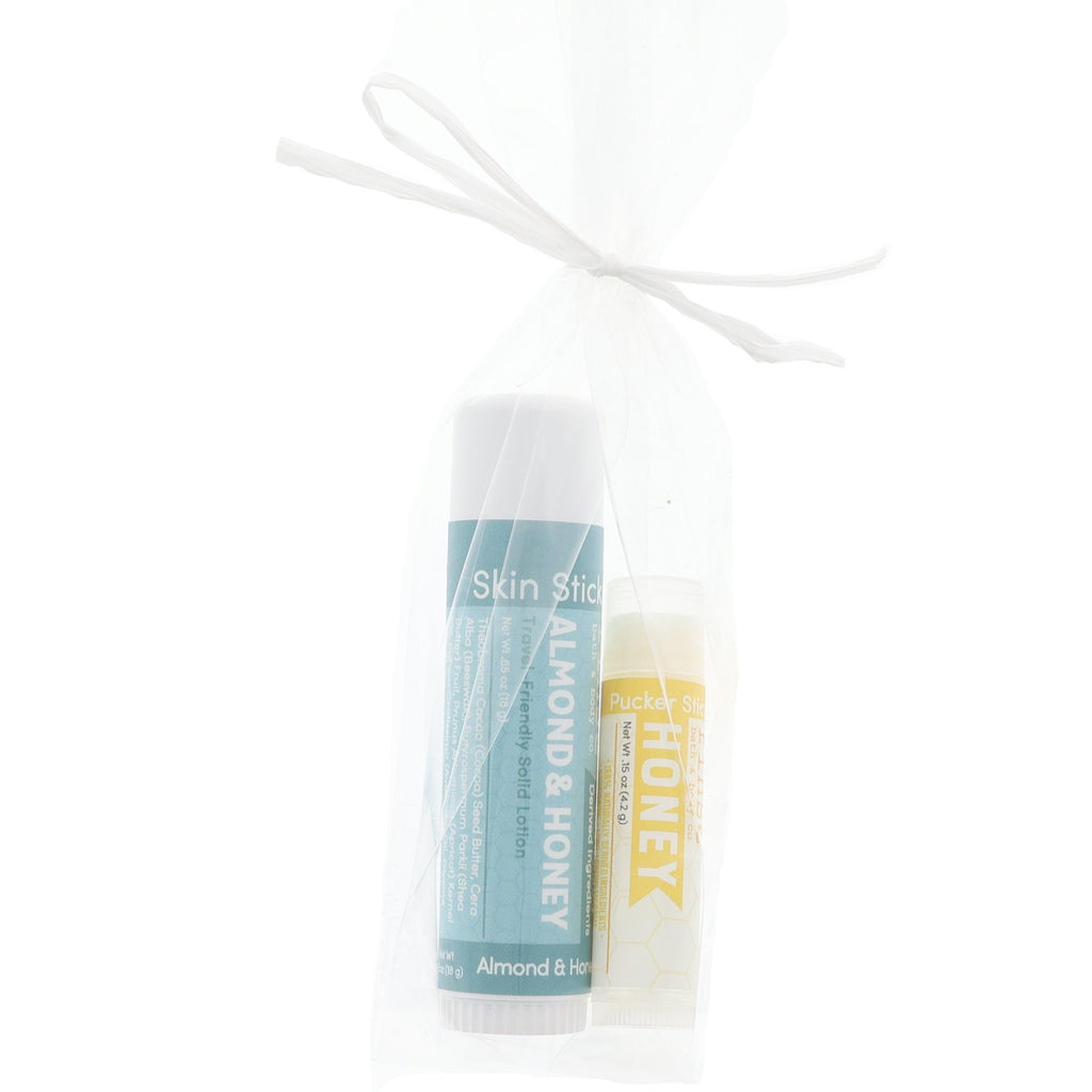 Almond & Honey Pucker & Skin Stick Bundle - Rinse Bath & Body Wholesale