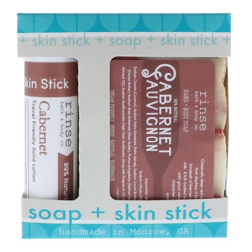 Cabernet Soap + Skin Stick Box - wholesale rinsesoap