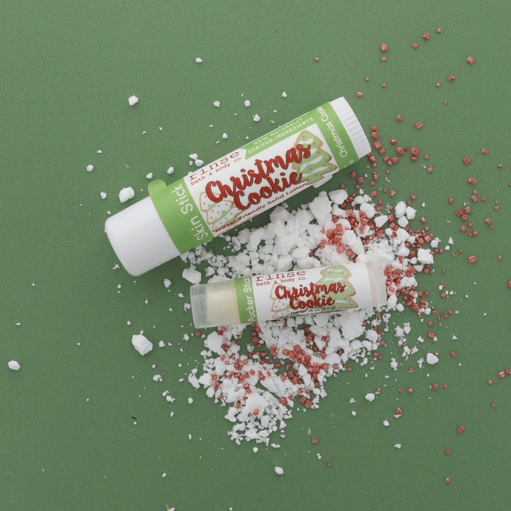 Christmas Cookie Pucker & Skin Stick Bundle - Rinse Bath & Body Wholesale