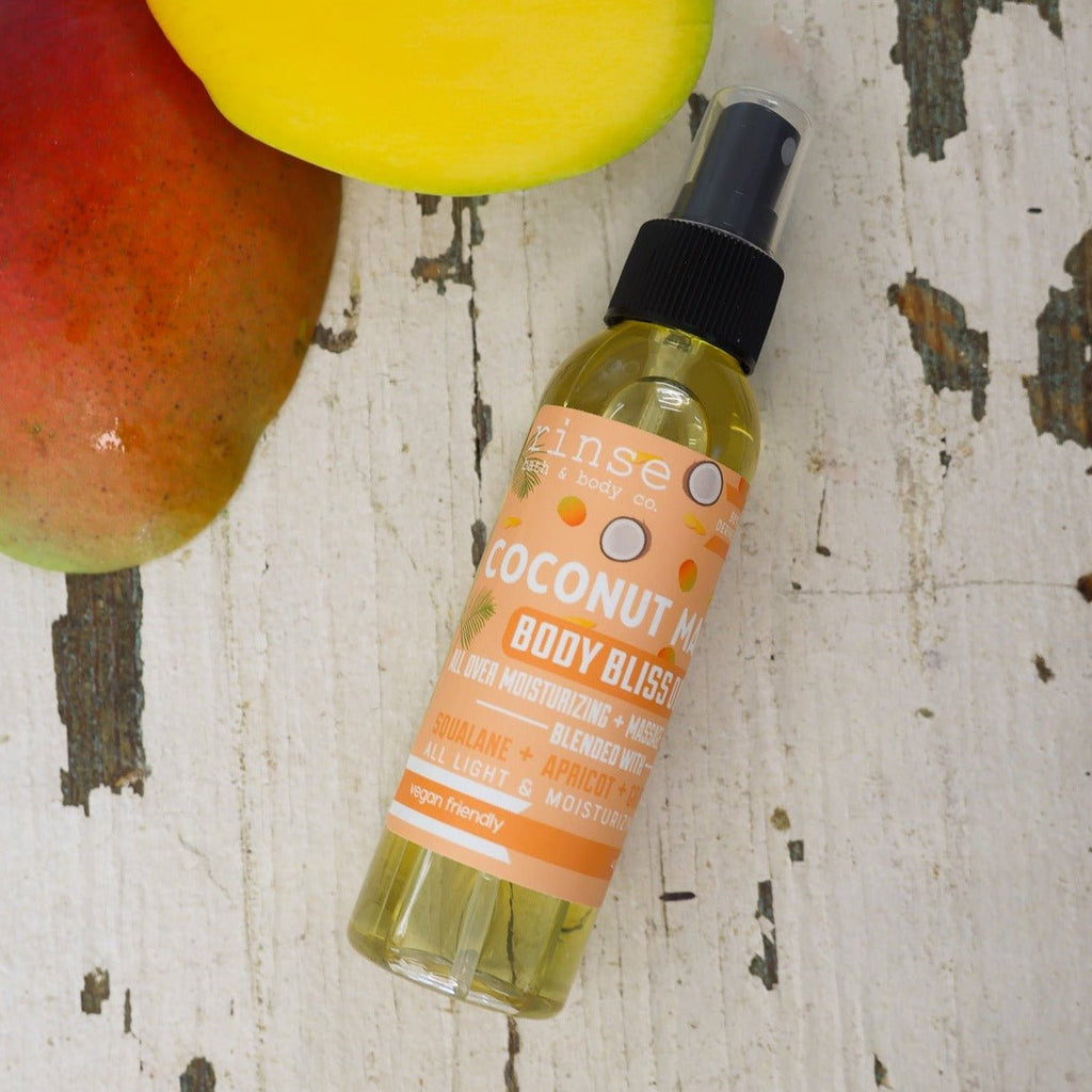 Coconut Mango Body Bliss Oil - Rinse Bath & Body Wholesale