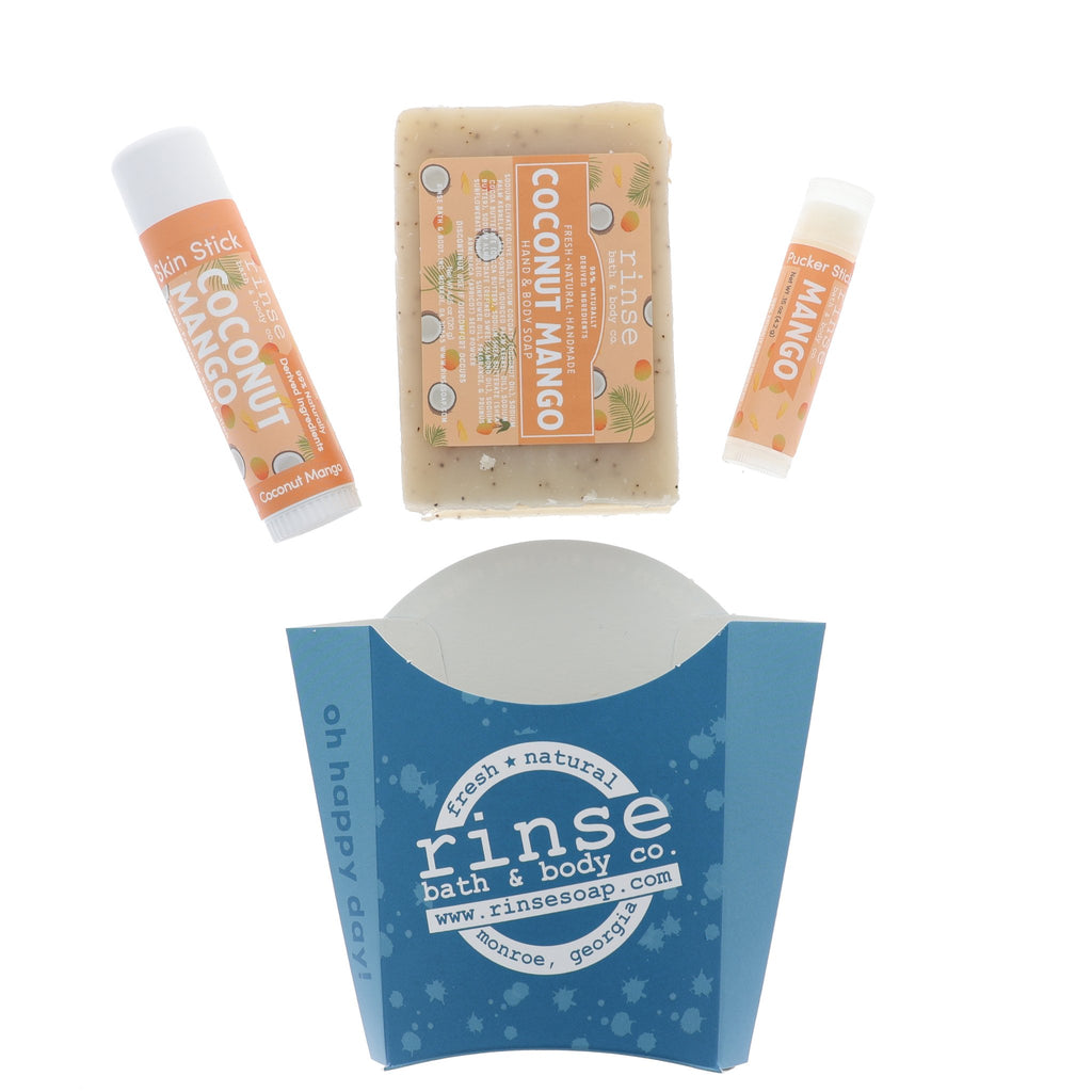 Coconut Mango Fry Box Bundle - Rinse Bath & Body Wholesale