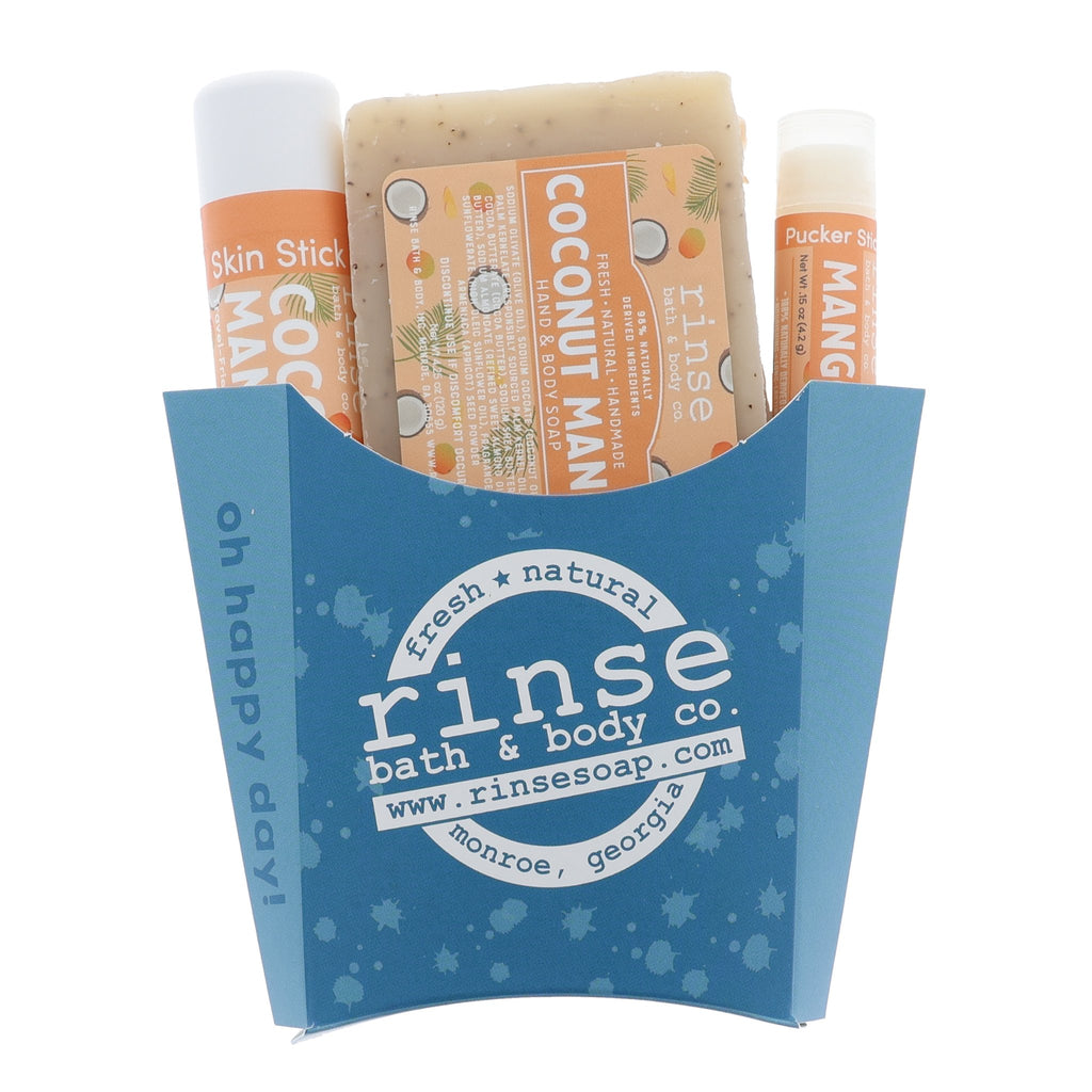 Coconut Mango Fry Box Bundle - Rinse Bath & Body Wholesale