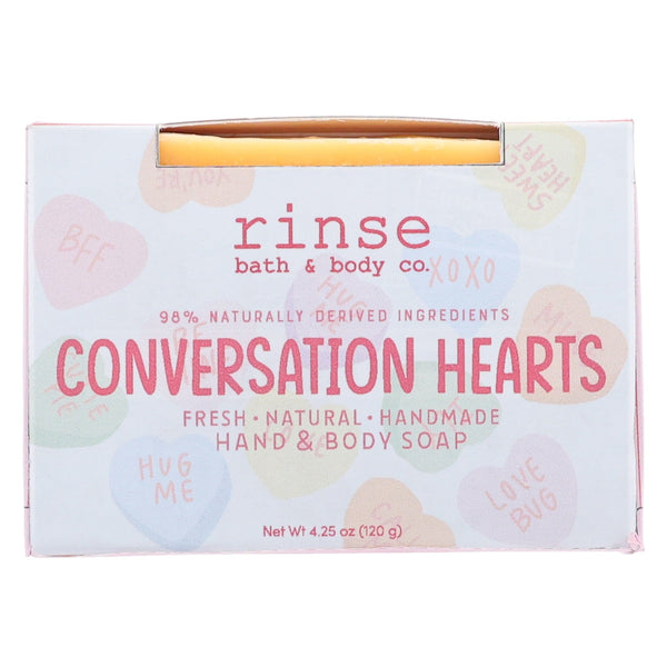 Conversational Hearts Soap - wholesale rinsesoap