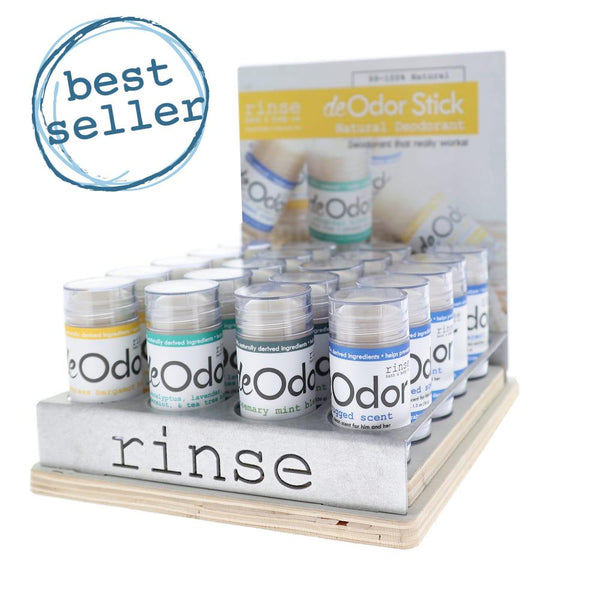 deOdor Stick Display - Filled - wholesale rinsesoap