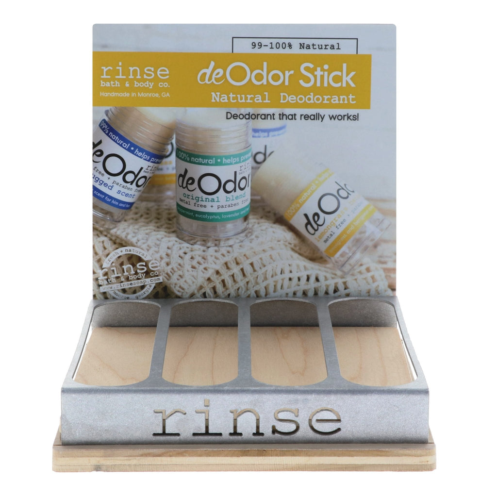 deOdor Stick Display - Filled - wholesale rinsesoap