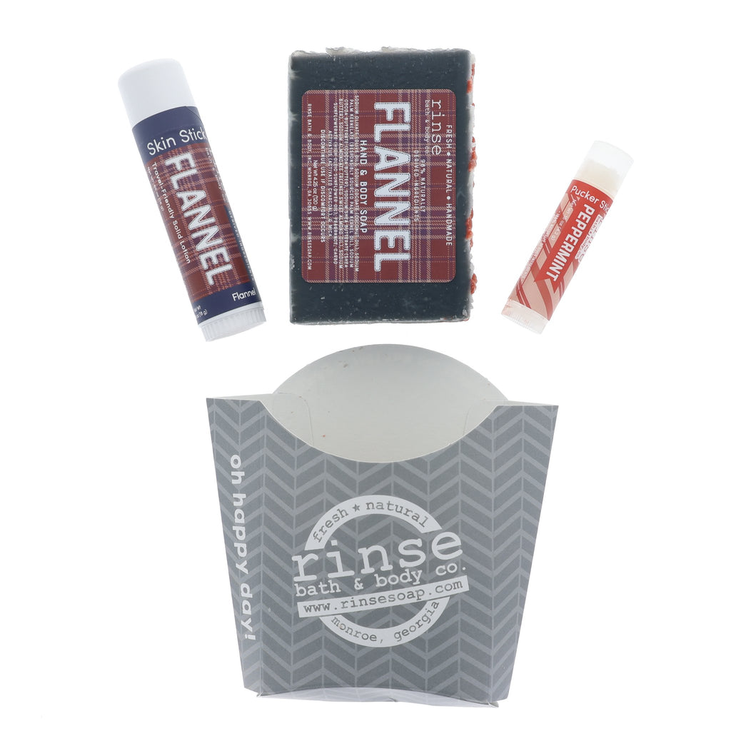 Flannel Fry Box Bundle - Rinse Bath & Body Wholesale