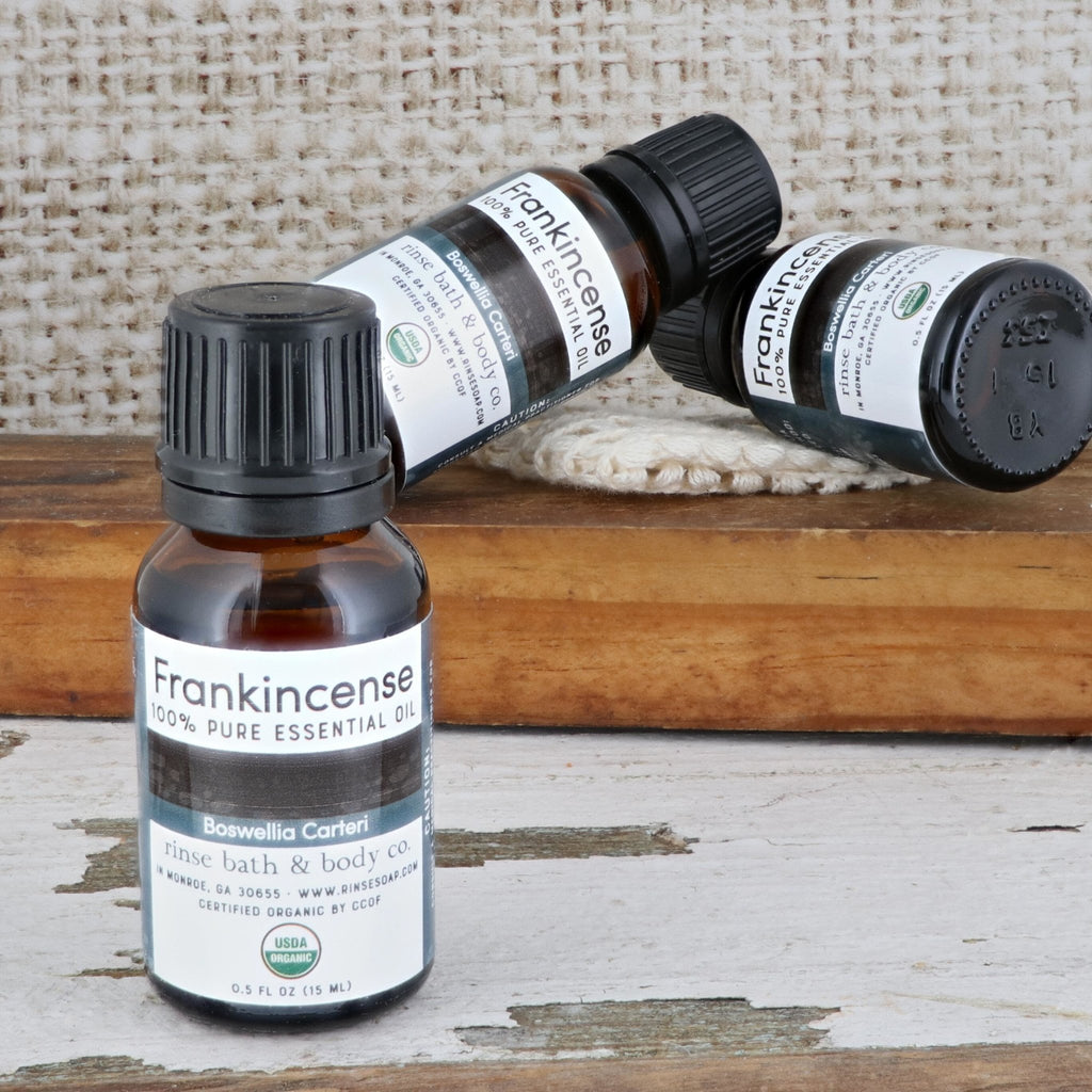 Frankincense Essential Oil - Certified Organic - wholesale rinsesoap