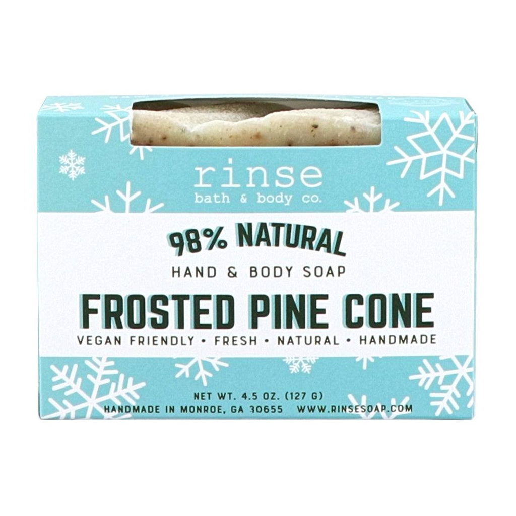 Frosted Pine Cone Soap - wholesale rinsesoap