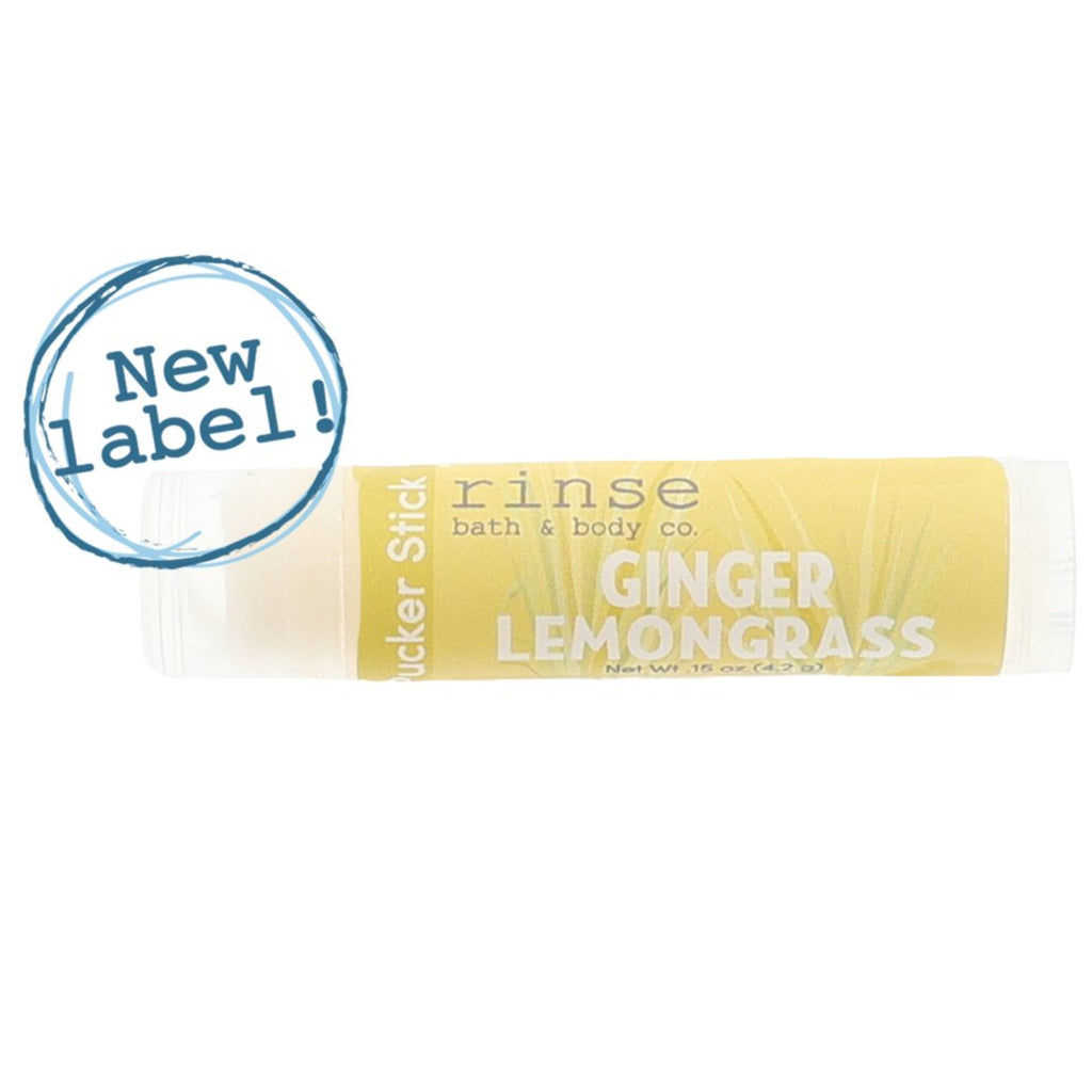 Ginger Lemongrass Pucker Stick - Rinse Bath & Body Wholesale