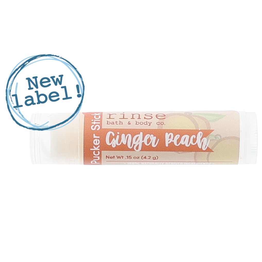 Ginger Peach Pucker Stick - Rinse Bath & Body Wholesale