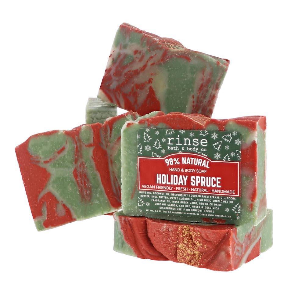 Holiday Spruce Soap - wholesale rinsesoap