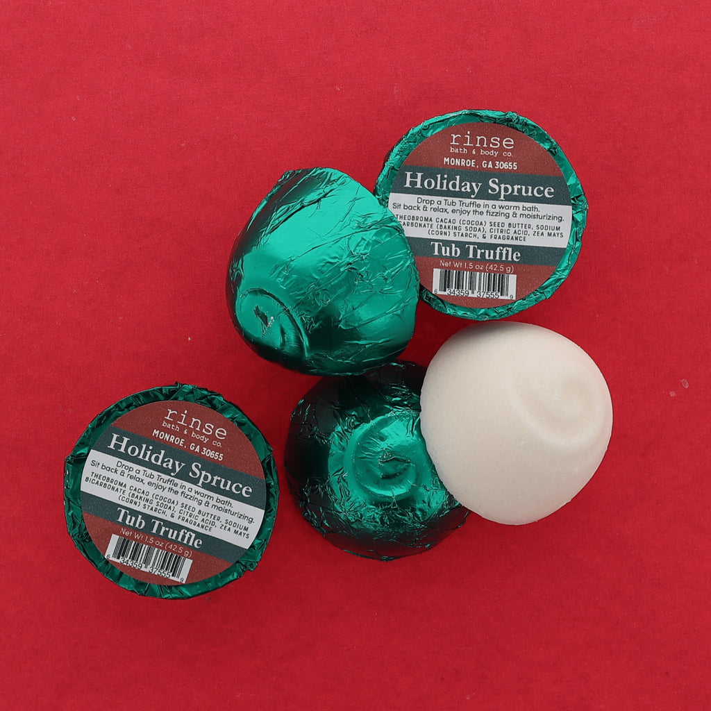 Holiday Spruce Tub Truffle - Rinse Bath & Body Wholesale