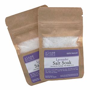 Lavender Soaking Salts - wholesale rinsesoap