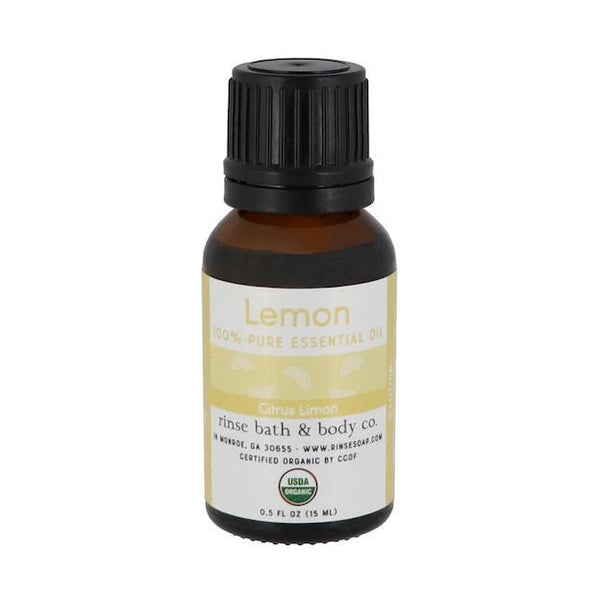 Lemon Essential Oil - Certified Organic - wholesale rinsesoap