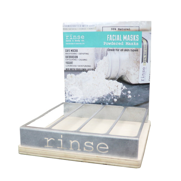 Mask Display - Filled - Rinse Bath & Body Wholesale