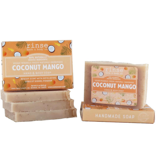 Mini Coconut Mango Soap - wholesale rinsesoap