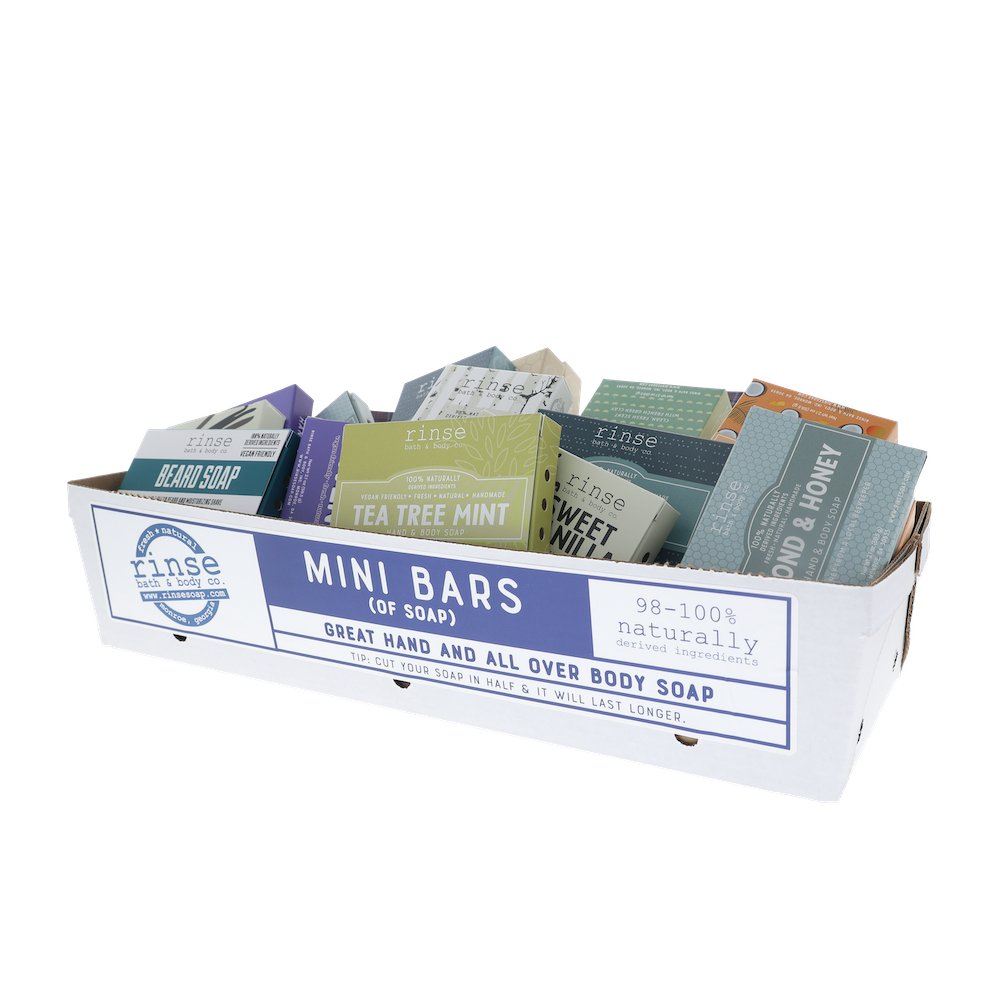 Mini Everyday Bars - 72 Assorted - Rinse Bath & Body Wholesale