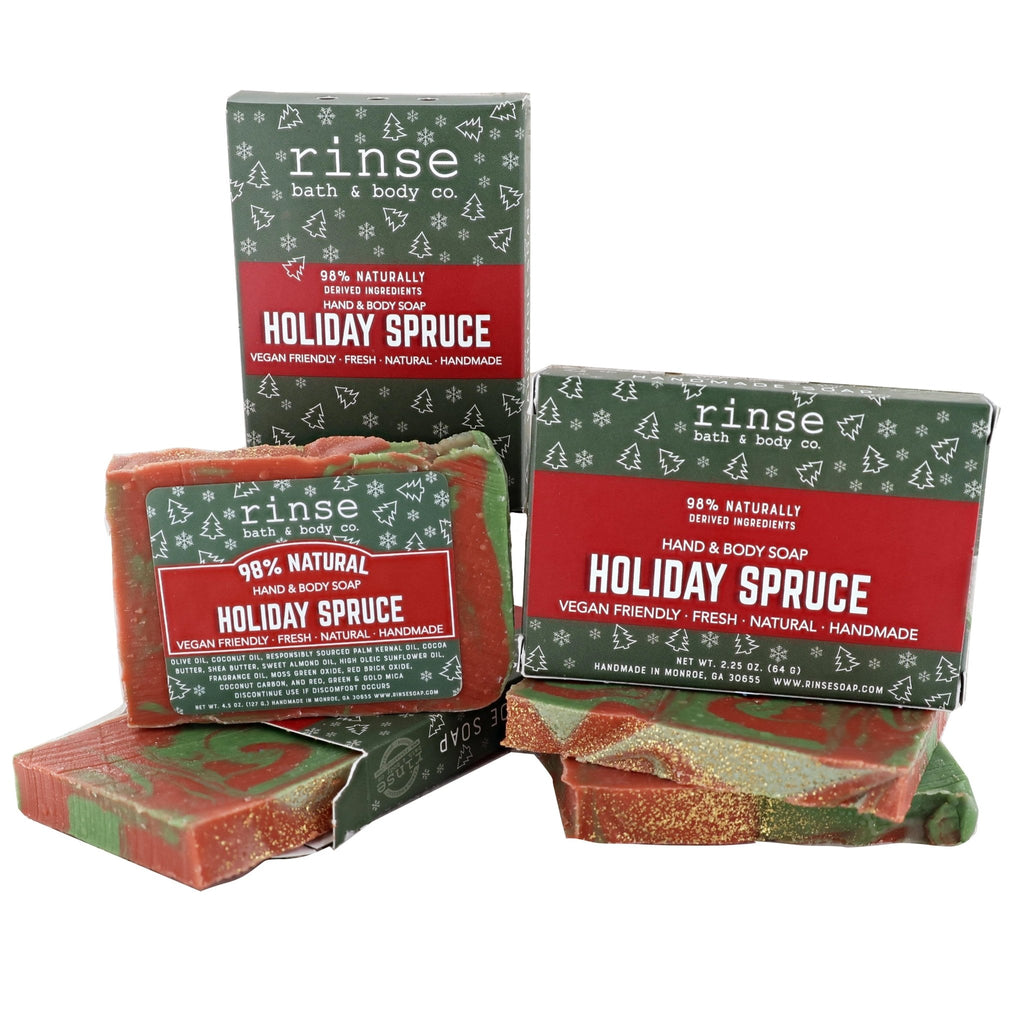 Mini Holiday Spruce Soap - wholesale rinsesoap