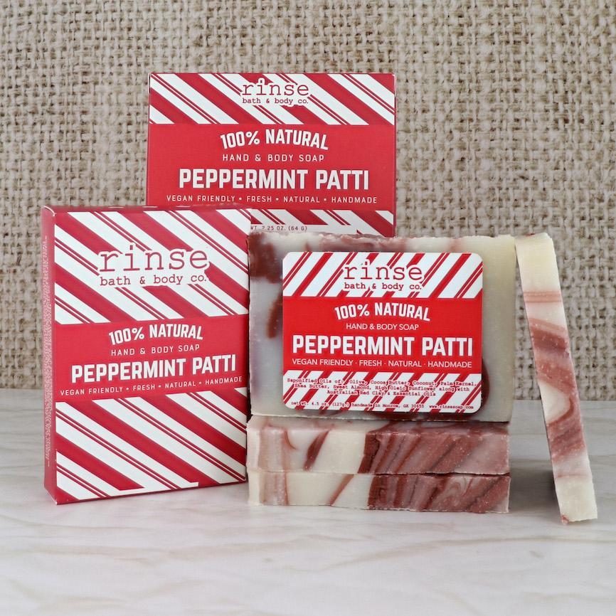 Mini Peppermint Patti Soap - wholesale rinsesoap