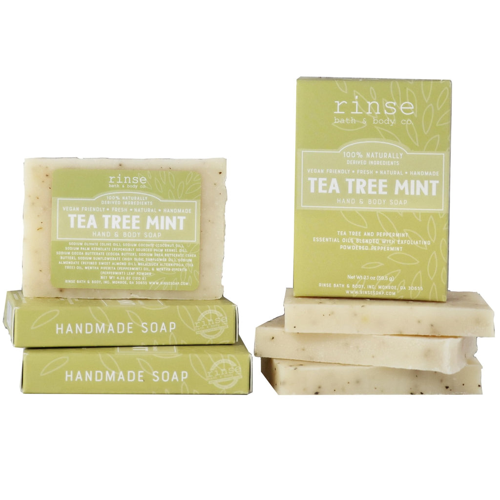 Mini Tea Tree Mint Soap - wholesale rinsesoap