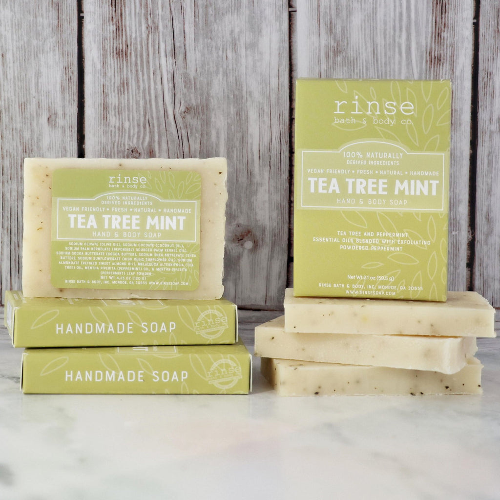 Mini Tea Tree Mint Soap - wholesale rinsesoap