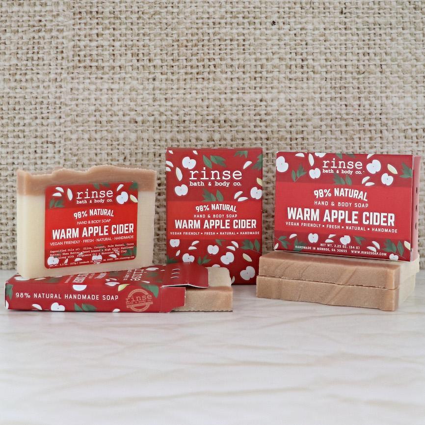 Mini Warm Apple Cider Soap - wholesale rinsesoap