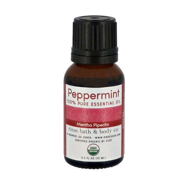 Peppermint Essential Oil - Certified Organic - wholesale rinsesoap