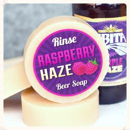 Raspberry Haze Beer Soap - wholesale rinsesoap