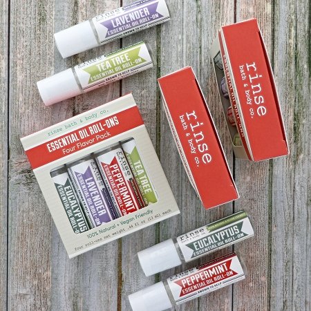 Roll-On Essential Oil 4 Pack - wholesale rinsesoap