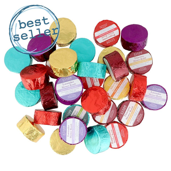 Shower Bombs - 60 Assorted - wholesale rinsesoap