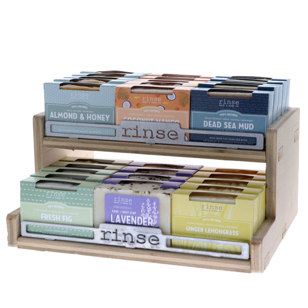 Soap Display - Filled (6 flavor) - wholesale rinsesoap